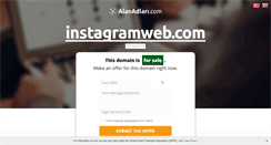 Desktop Screenshot of instagramweb.com